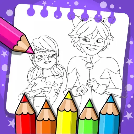 Miraculous Ladybug Coloring Book